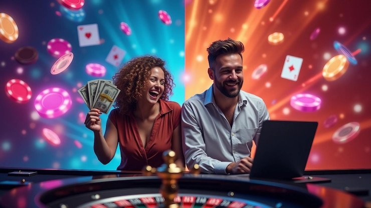 demo habanero live dealer studio with multilingual croupier and chat interface visible on screen